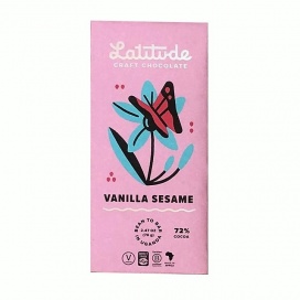 LATITUDE Uganda - Vanilla Sesame 72% Kakao 